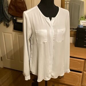 Elegant Light Blue Women's Blouse